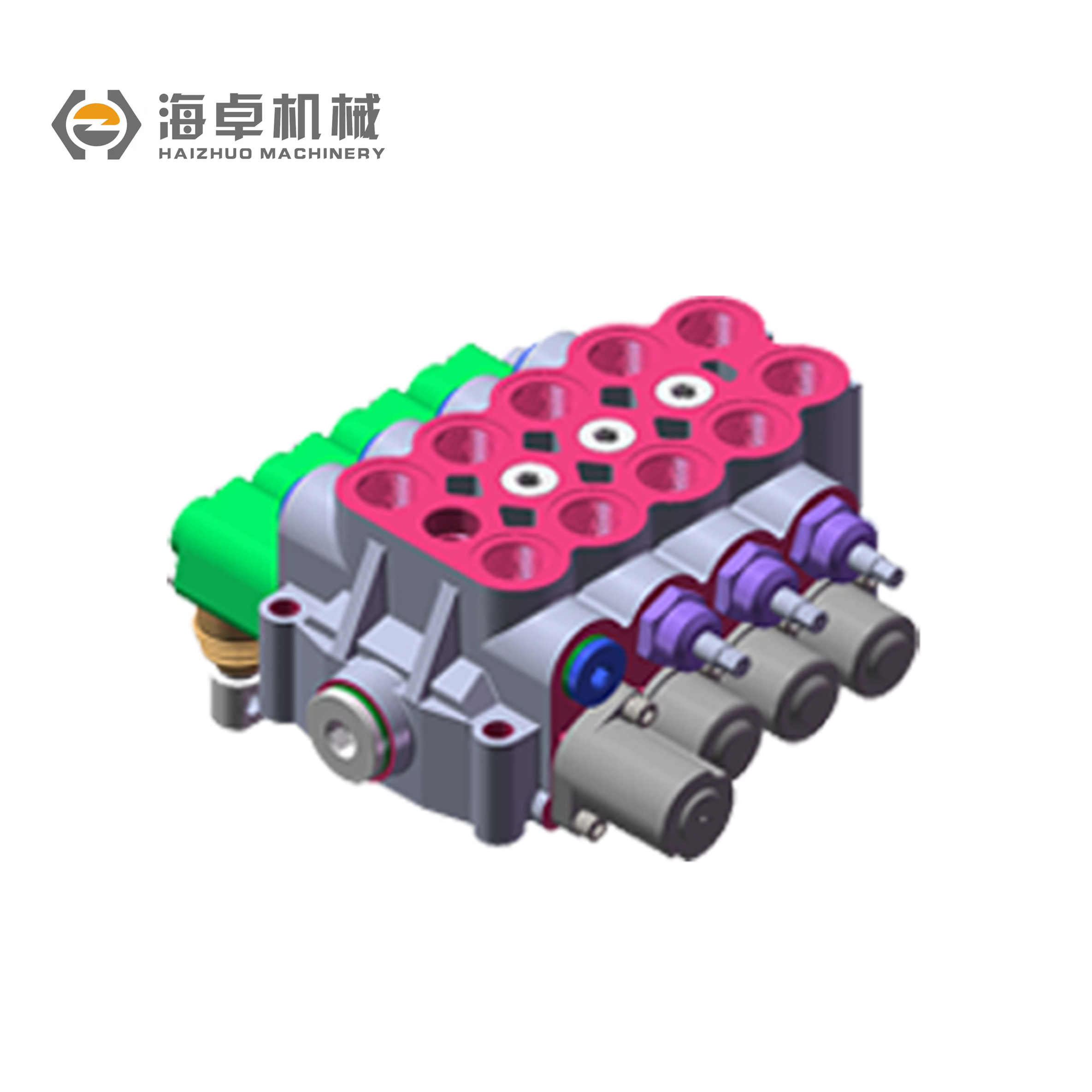 DF450F Reverse Manual Operation Hydraulic  Quadruple Valve