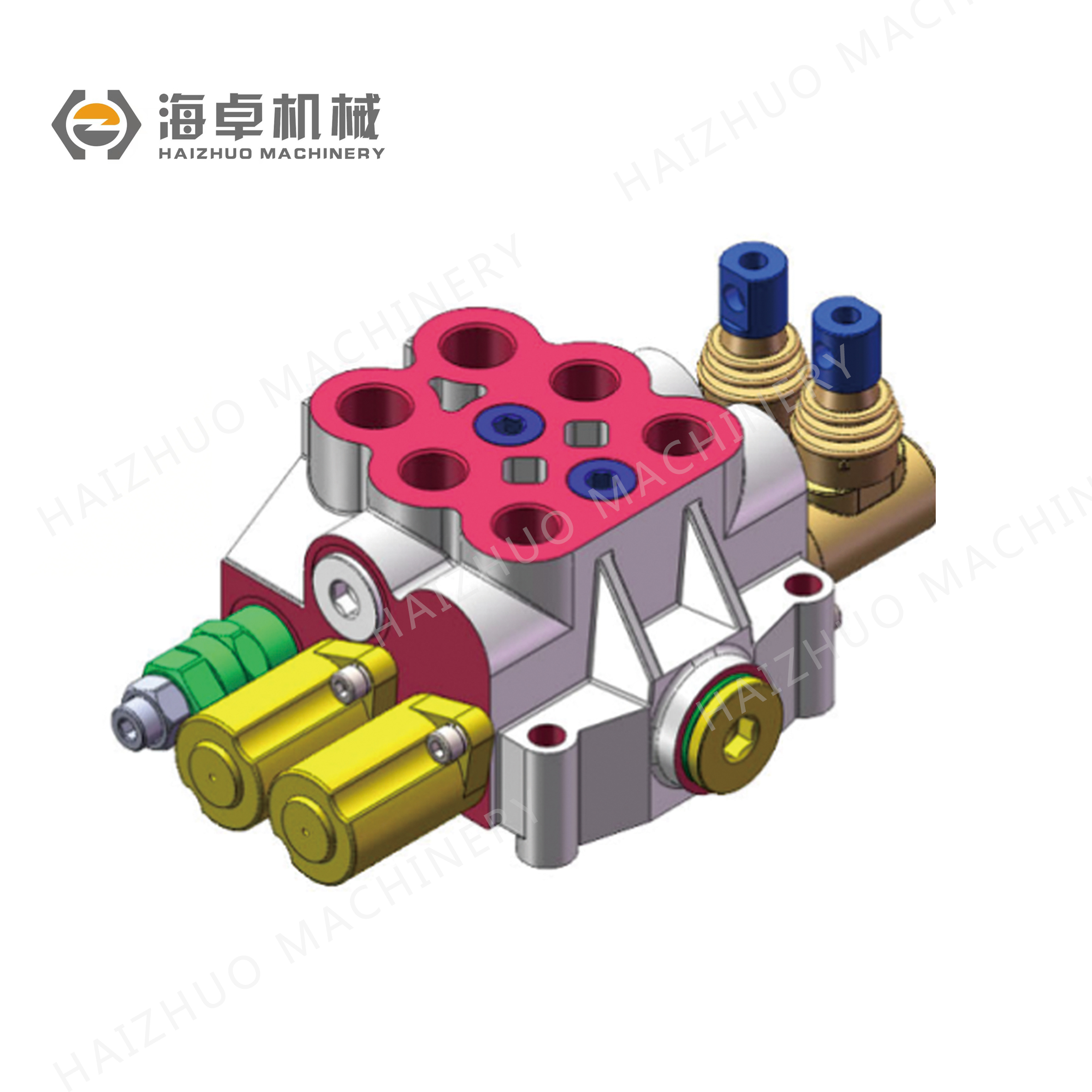 DF250 Manual Operation Hydraulic Duplex Valve for Tractor