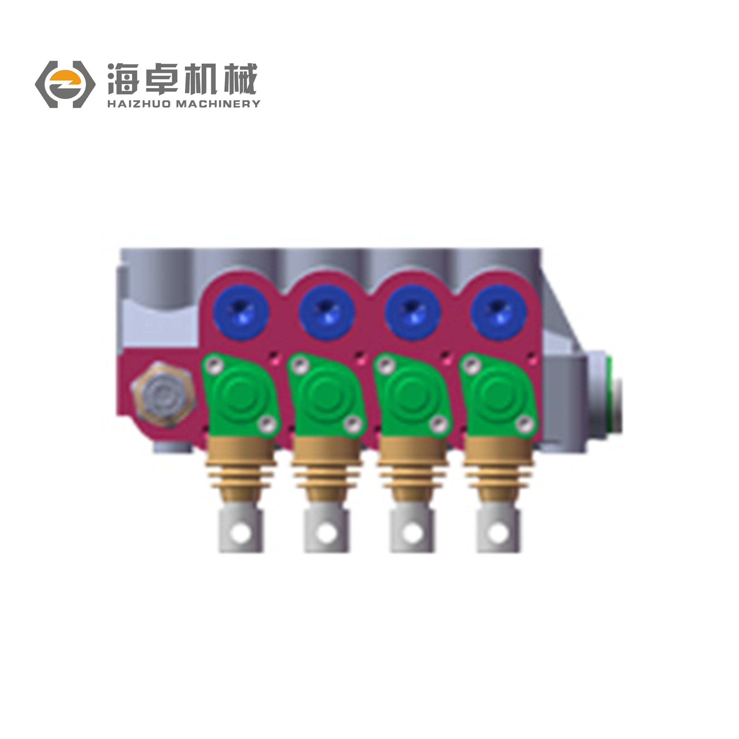 DF450F Reverse Manual Operation Hydraulic  Quadruple Valve