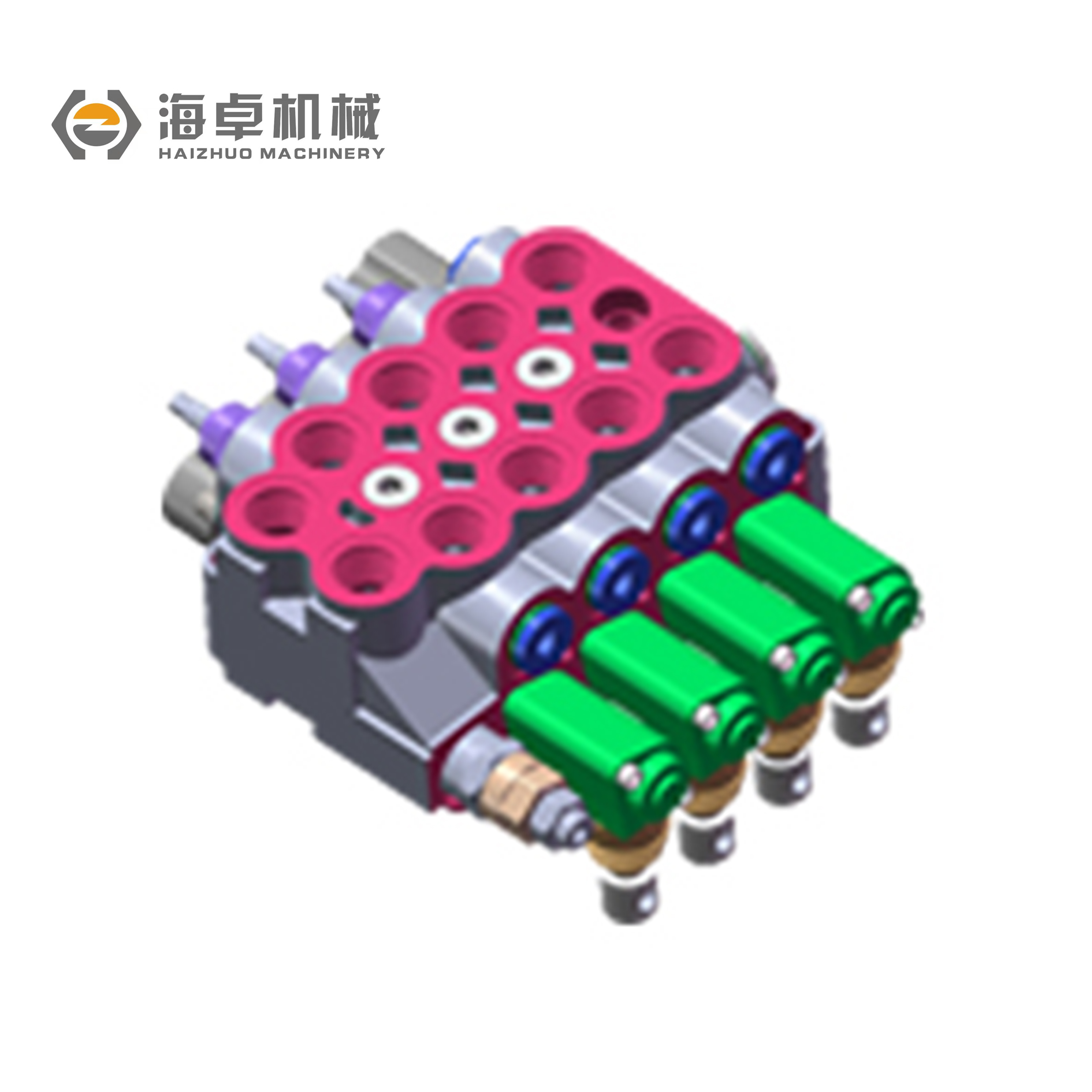 DF450F Reverse Manual Operation Hydraulic  Quadruple Valve