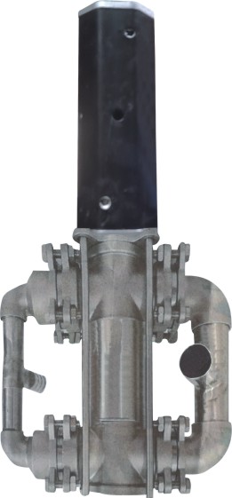 Pneumatic slurry pump