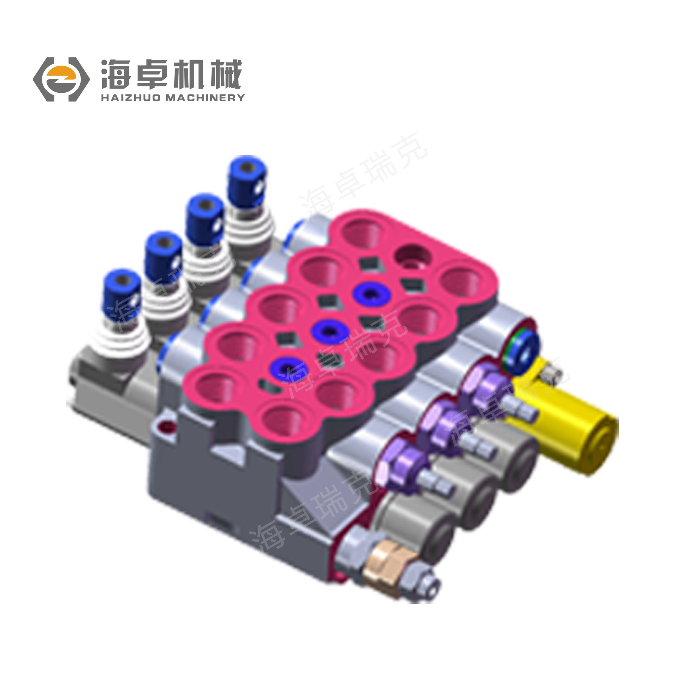 DF450  Manual Operation Hydraulic  Quadruple Valve