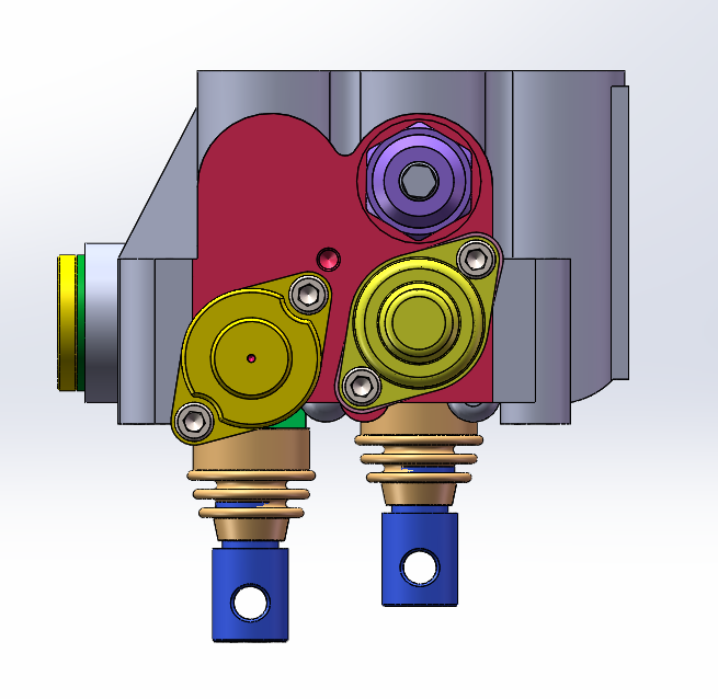 DF250F Reverse Manual Operation Hydraulic Duplex Valve