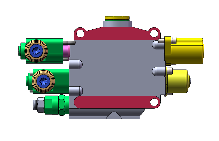 DF250F Reverse Manual Operation Hydraulic Duplex Valve